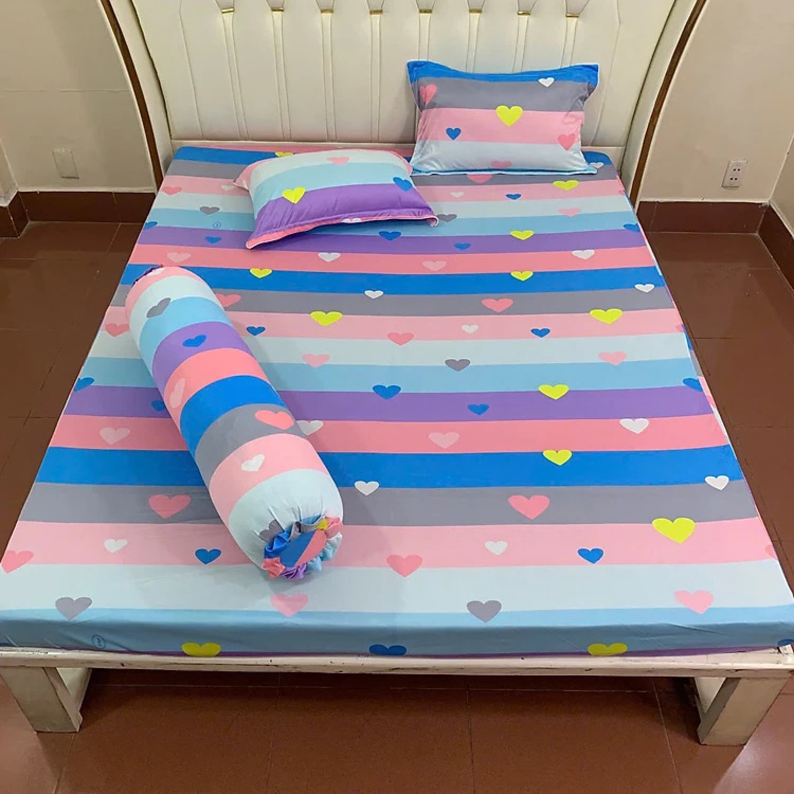 Bộ Drap Thun Lụa _Mát Lạnh